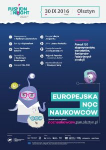 noc naukowców plakat